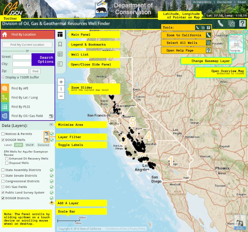 Main Web Map Screenshot