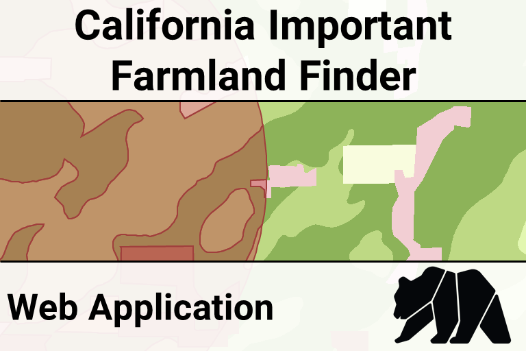 Image of California Important Farmland Finder app