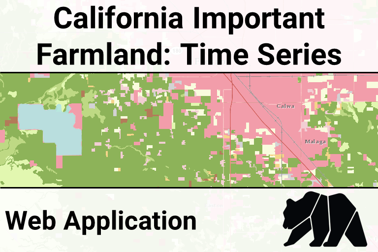 Image of Important farmland time series app